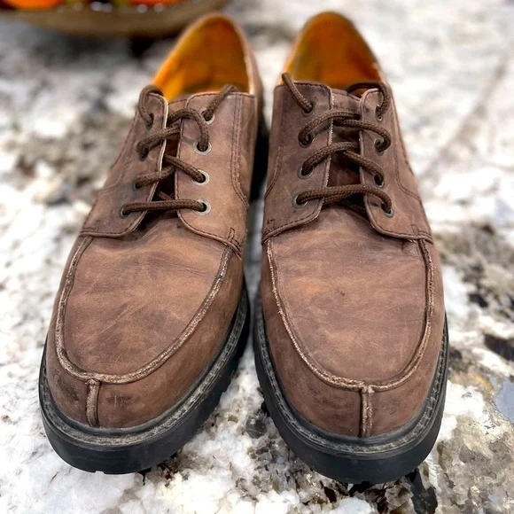 Timberland Moctoe Oxfords Leather Shoes men’s size 11.5 - Picture 3 of 16